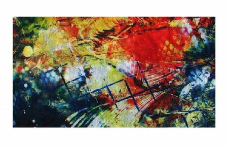 Haarband Multifunctioneel Fantasie Print Blauw