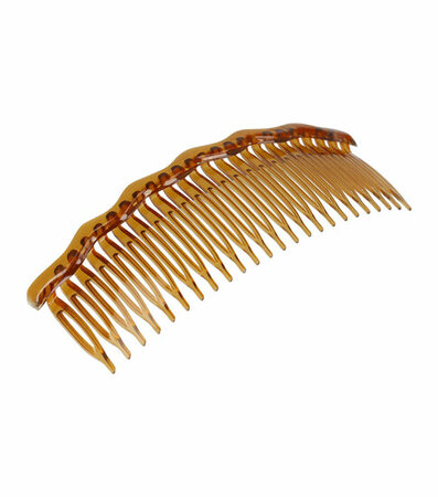 Haarspeld Haarkam Wave 13cm Bruin