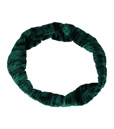Haarband Streep 7cm Velvet Groen
