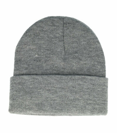 Beanie Muts Basic Grijs