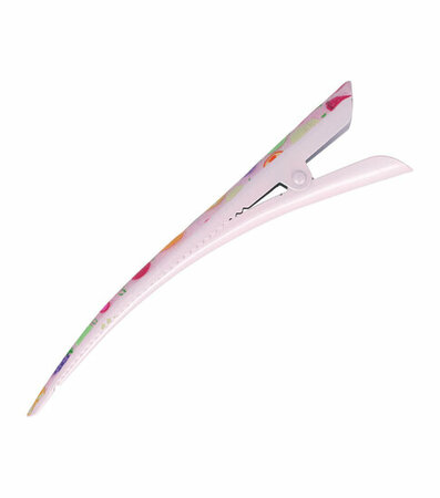 Haarspeld Duckklem Fruit Print 13cm Roze