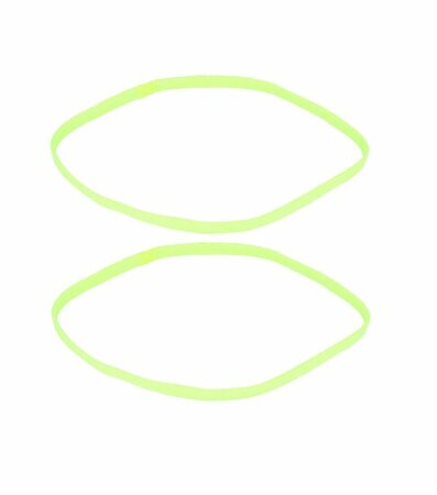 Haarband Elastiek Sport Anti Slip Neon Geel