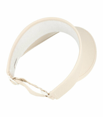 Zonneklep Stevige Klep Verstelbaar Maat 54cm - 59cm Creme