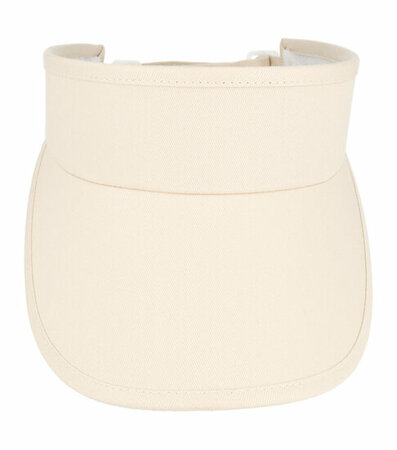 Zonneklep Stevige Klep Verstelbaar Maat 54cm - 59cm Creme