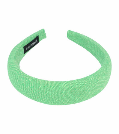 Haarband Diadeem Dik Geweven Stof Groen