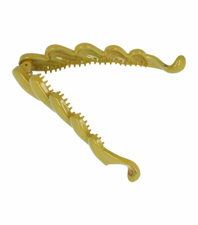 Haarspeld Bananenklem Druppel Fantasie Vorm 11,5cm Groen