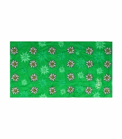 Haarband Multifunctioneel Bloemen Print Wit Groen