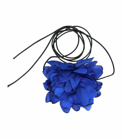 Haarband Veter Bloem Blauw