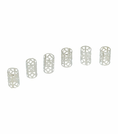 Haarringen Dreadlock Cuffs Opengewerkt Geblokt Zilver Haar Ringen Hair Rings Silver Cuff 30 Stuks
