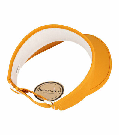 Zonneklep Stevige Klep Verstelbaar Maat 54cm - 59cm Oranje