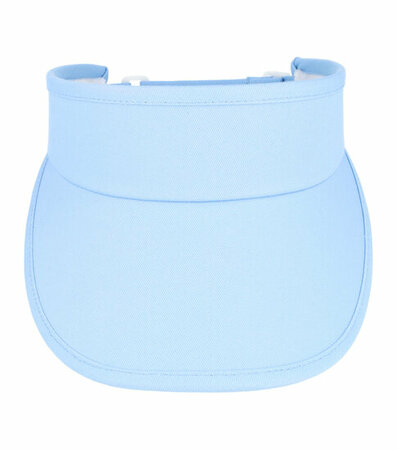 Zonneklep Stevige Klep Verstelbaar Maat 54cm - 59cm Licht Blauw