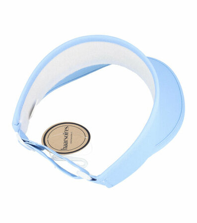 Zonneklep Stevige Klep Verstelbaar Maat 54cm - 59cm Licht Blauw