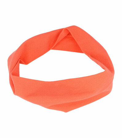 Haarband Basic 6cm Nylon Oranje