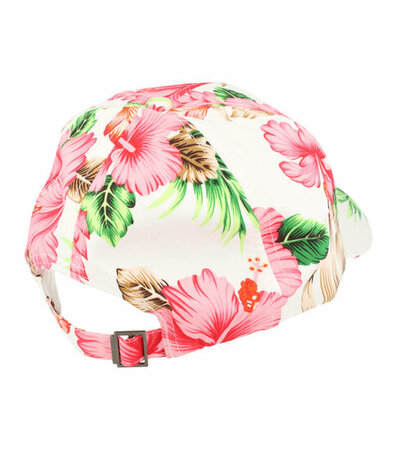 Cap Tropische Bloemen Patroon Maat 54cm - 58cm Color Wit Pet Baseball Model