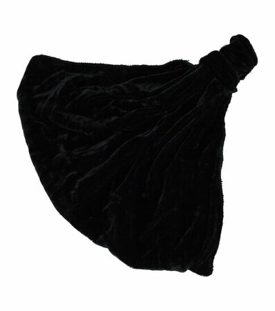 Haarband 3-in-1 Breed Velvet Zwart