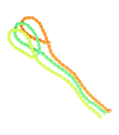 Haarelastieken Hair Tie Elastisch Koord Neon Geel Groen Oranje