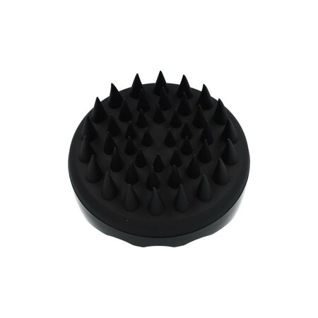 Shampoo Hoofd Massage Borstel Siliconen Zwart