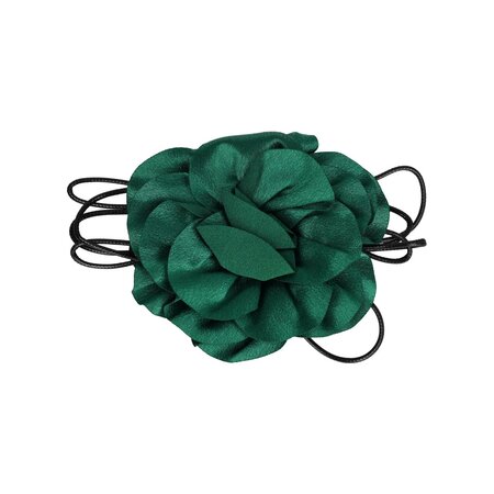 Haarband Veter Roos Bloem 12cm Groen