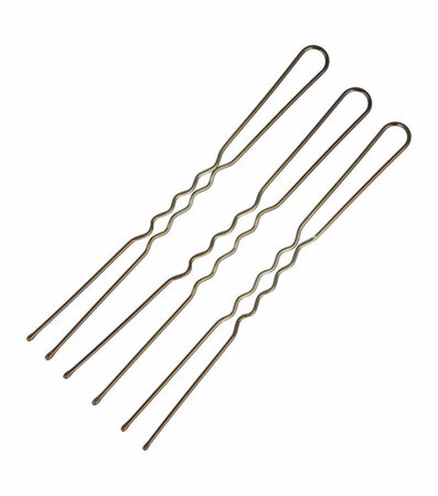 Haarpinnen Haardotspelden 24 Stuks 8cm Bruin