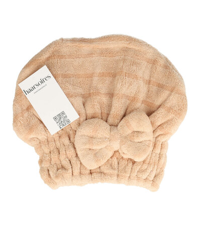 Haardroogdoek Muts Licht Bruin