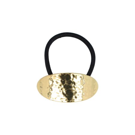 Haarelastiek Ovaal Hamerslag Cuff Ornament Goud