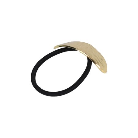 Haarelastiek Ovaal Hamerslag Cuff Ornament Goud