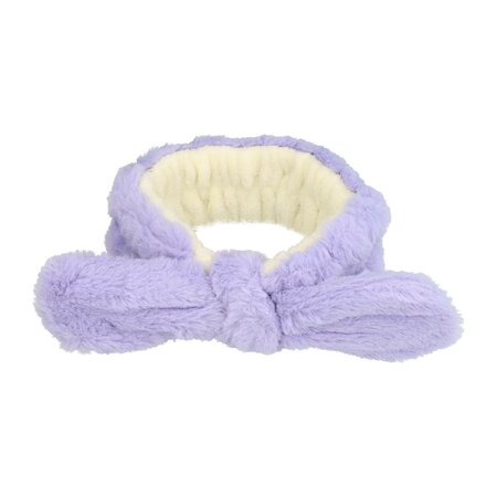 Haarband Make-up Furry Strik Paars