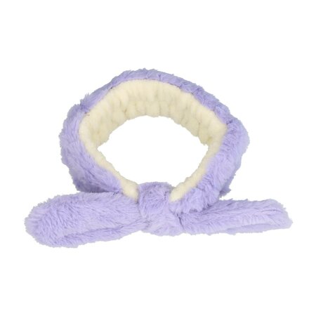 Haarband Make-up Furry Strik Paars