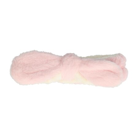 Haarband Make-up Furry Strik Roze