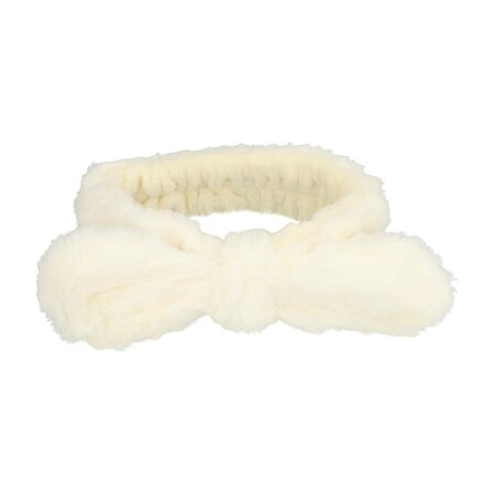 Haarband Make-up Furry Strik Creme