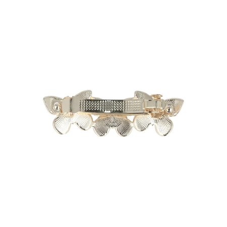 Haarspeld Vlinder Metaal 7cm Zilver