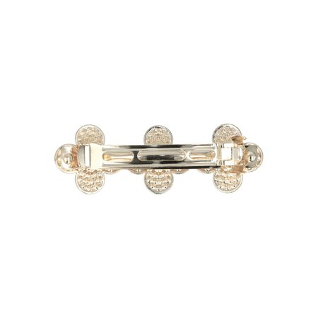 Haarspeld Klavertje Vier Metaal 7,5cm Zilver