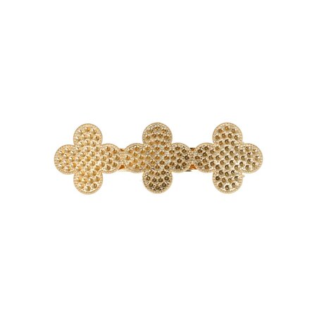 Haarspeld Klavertje Vier Metaal 7,5cm Goud