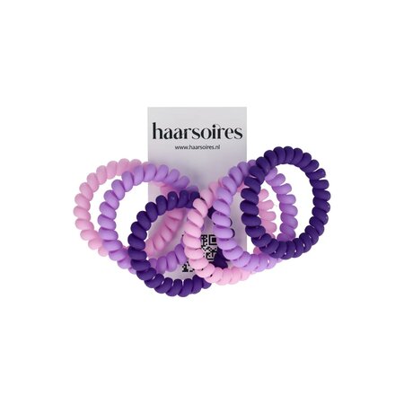 Invisibobble Haarelastiek 5cm Matte Kleuren Lila Paars
