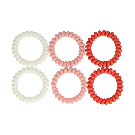 Invisibobble Haarelastiek 5cm Matte Kleuren Wit Roze