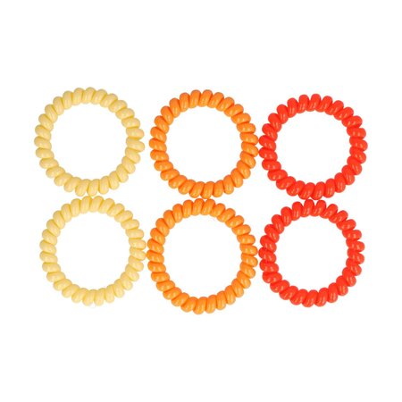 Invisibobble Haarelastiek 5cm Glans Kleuren Geel Oranje