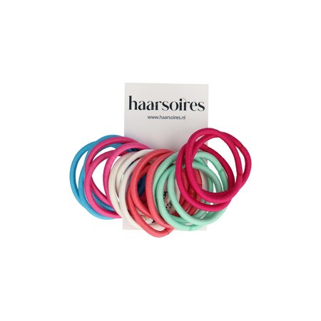 Haarelastieken 4,5cm 18 Stuks Multi Color