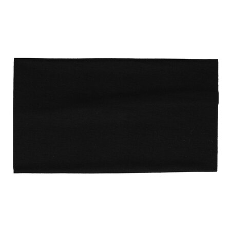 Haarband Basic 11cm Effen Stof Zwart