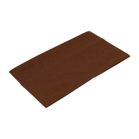 Haarband Basic 11cm Effen Stof Bruin