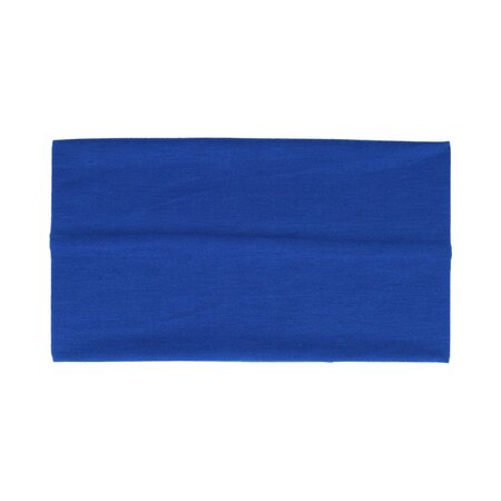 Haarband Basic 11cm Effen Stof Blauw