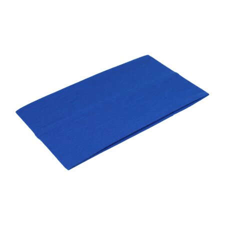 Haarband Basic 11cm Effen Stof Blauw