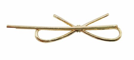 Haarspeld Schuifspeldjes Strik Strass Goud