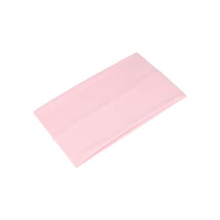 Haarband Basic 9cm Effen Stof Licht Roze