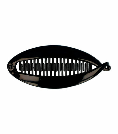 Haarspeld Bananenklem Basic 14cm Zwart