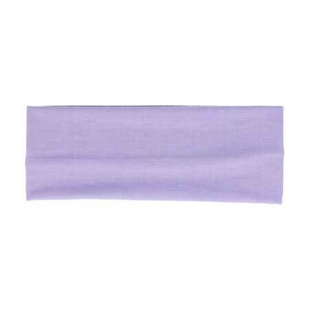 Haarband Basic 7cm Effen Stof Lila Paars