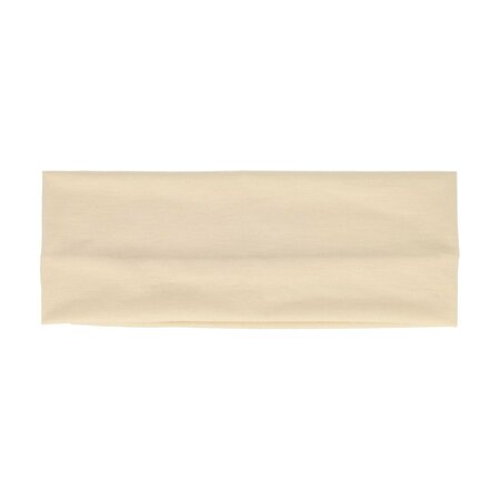 Haarband Basic 7cm Effen Stof Creme