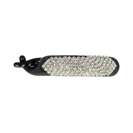 Haarclip Strass Steentjes 7cm Zwart