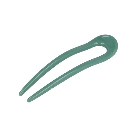 Haarpin Knot Kunststof 11cm Groen