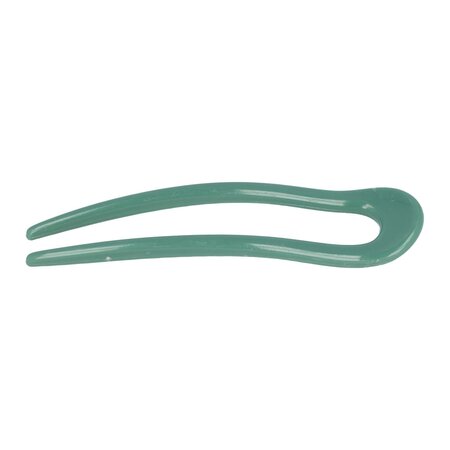 Haarpin Knot Kunststof 11cm Groen