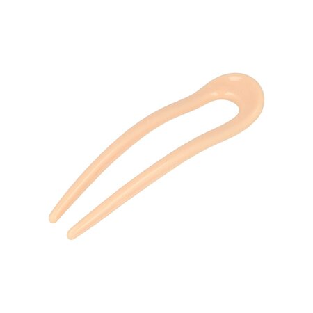 Haarpin Knot Kunststof 11cm Zalm Roze